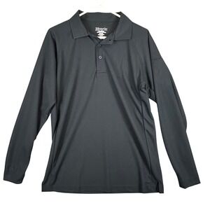 Vertx Coldblack Mens Long Sleeve Polo Shirt Black Tactical F1 VTX4020P Medium